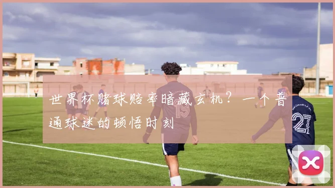 世界杯赌球赔率暗藏玄机？一个普通球迷的顿悟时刻